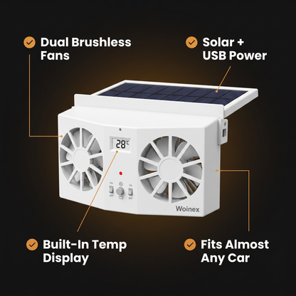 Woinex SolarBreeze™ Car Air circulation