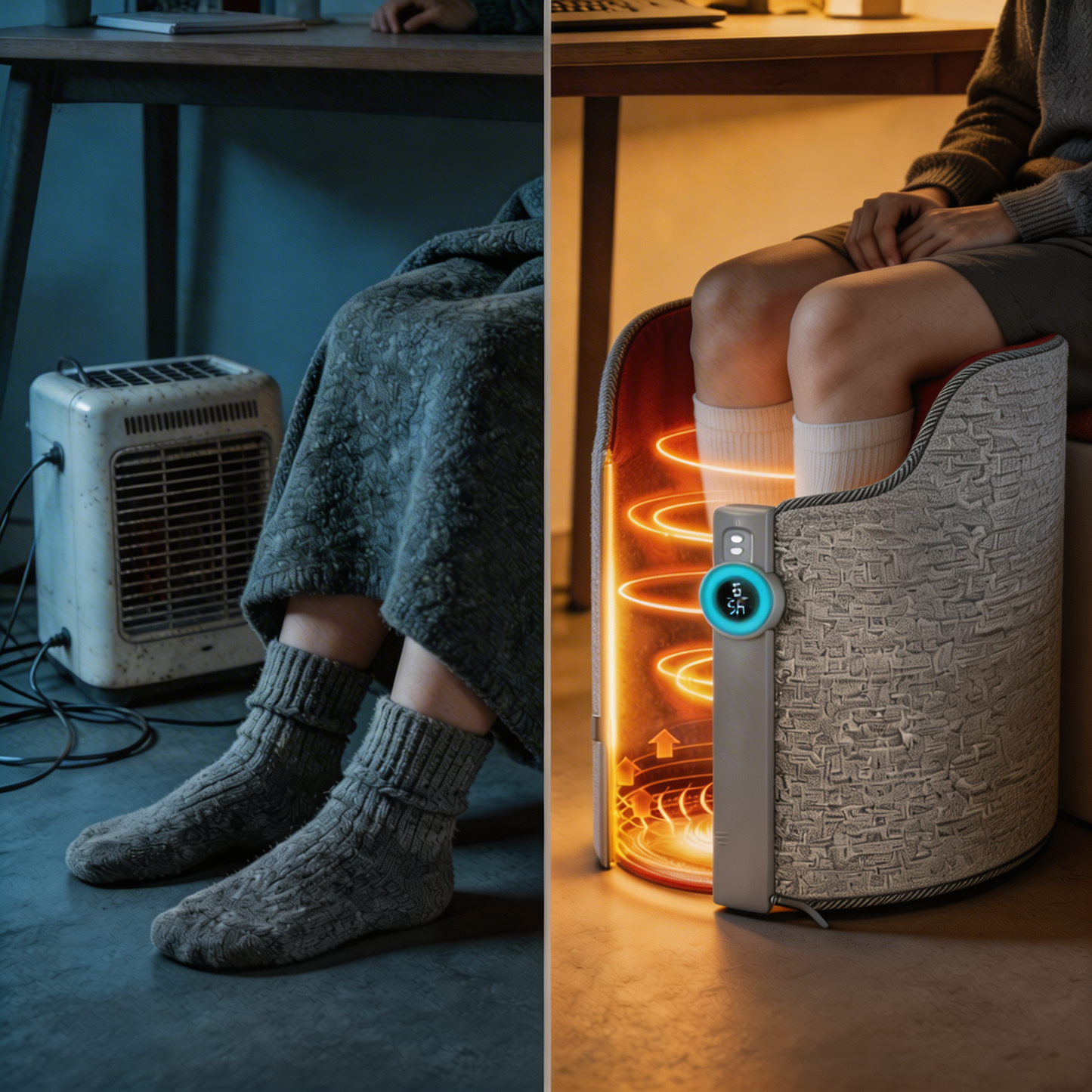 ThermaWrap Pro™ — Smart Under-Desk Panel Warmer ☀️