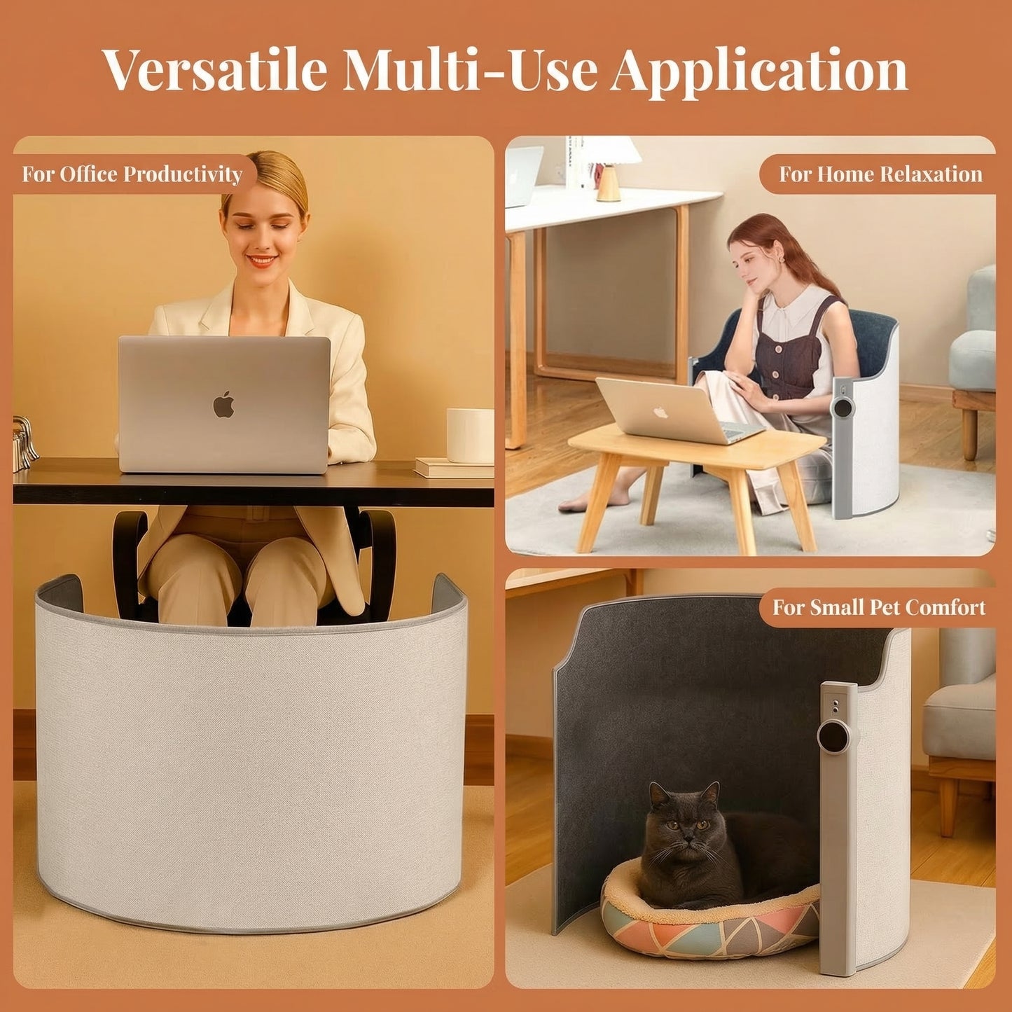 ThermaWrap Pro™ — Smart Under-Desk Panel Warmer ☀️