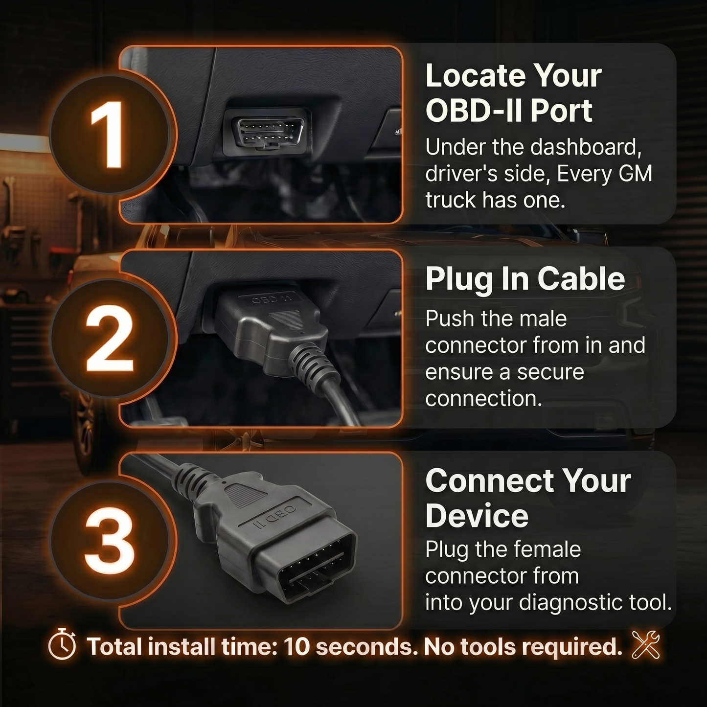 Woinex  OBD-II Extender Cable