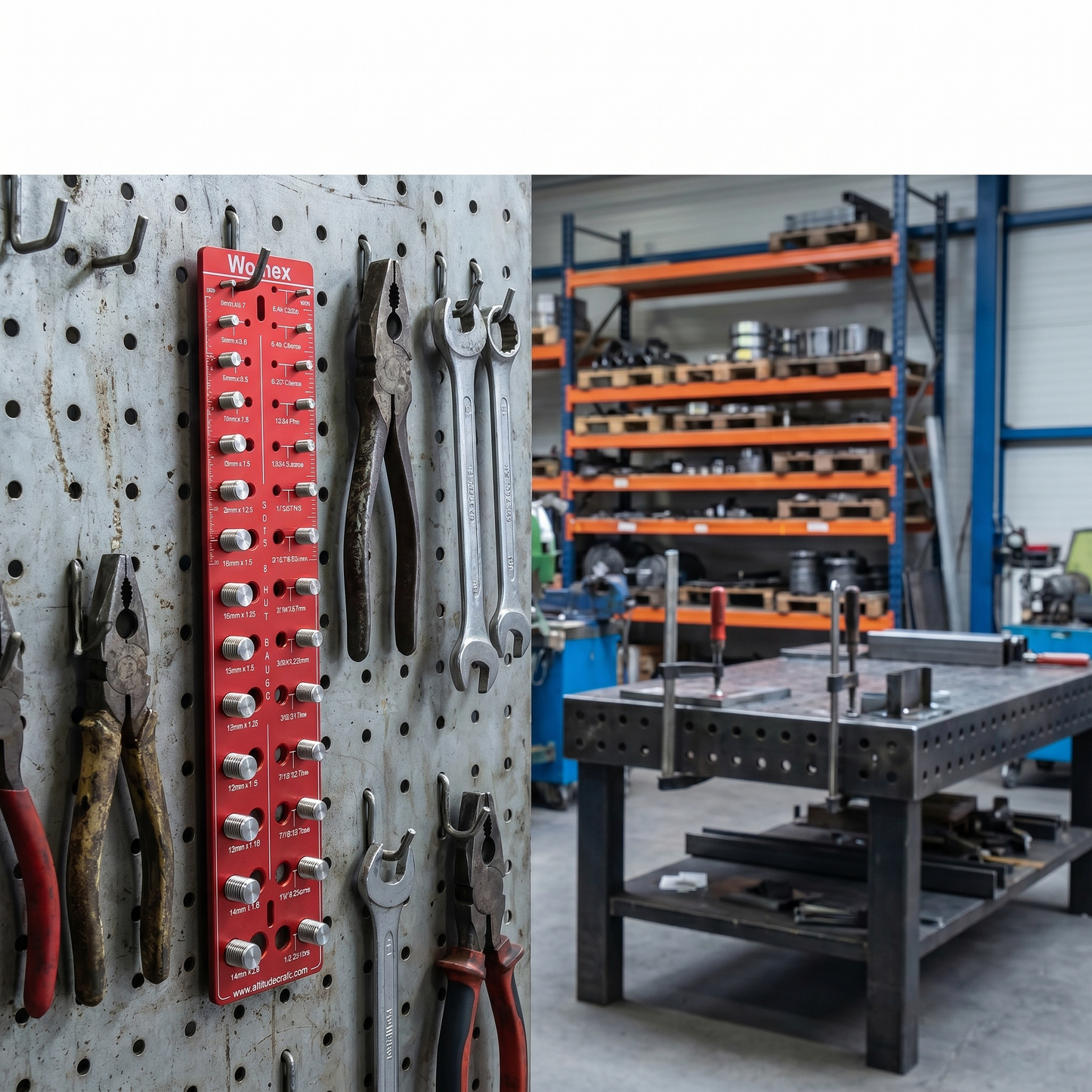 Woinex ThreadIQ™ — Nut & Bolt Thread Checker & Size Identifier