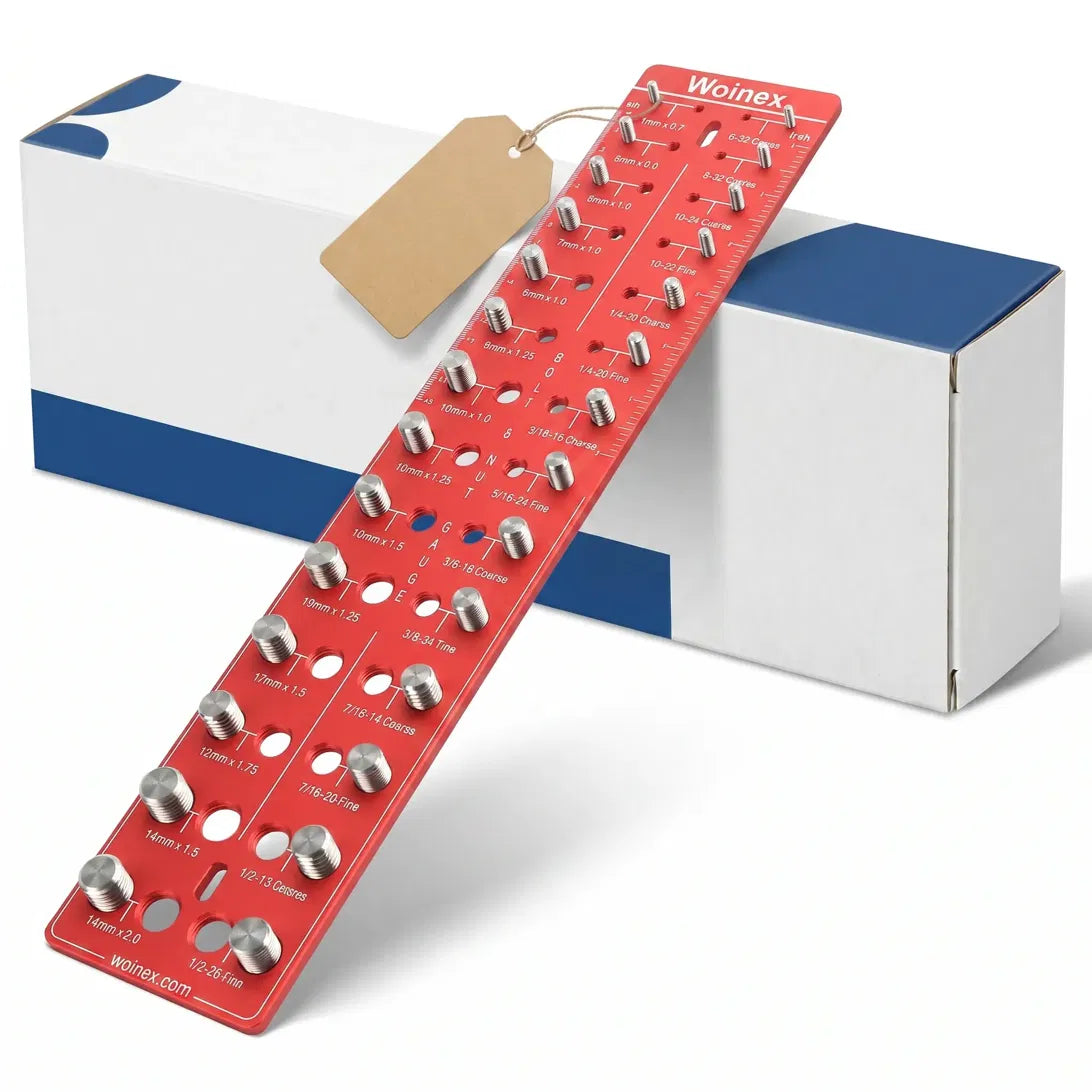Woinex ThreadIQ™ — Nut & Bolt Thread Checker & Size Identifier